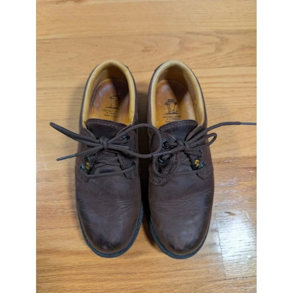 Havana Joe Panama Jack Brown Leather Oxford Shoes EUR 37 Chunky Lug Sole Spain